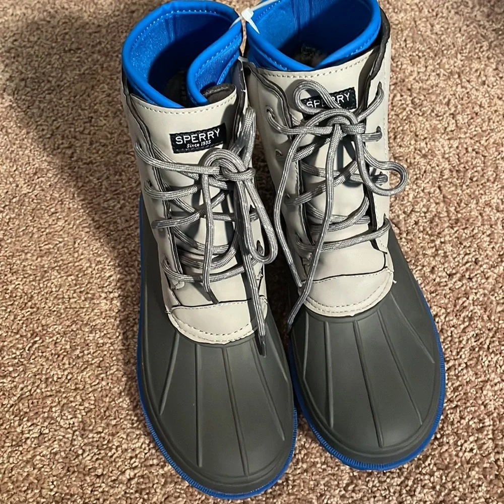 ❄️☔️Waterproof NEW Kids' Port SPERRY Water Resistant Duck Boot size 5 NWT - Picture 2 of 9